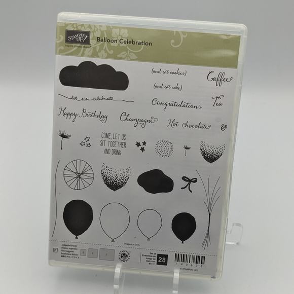 Stampin Up Stamp Set BALLOON CELEBRATION 140675 Stamping Cardmaking Papercraft - Picture 1 of 4